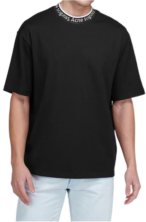 acne-studios-men-s-loose-fit-black-t-shirt-with-logo-neckline-jacquard-bl-0221-900