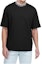 Buy 아크네 스튜디오 남성 루즈핏 블랙 로고 넥라인 티셔츠. BL0221-900