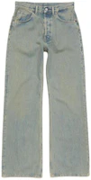 Acne Studios Mid-Rise Washed Relaxed Fit Flared Denim Jeans B00338-BUF Acne Studios Mid-Rise Washed Relaxed Fit Flared Denim Jeans B00338-BUF