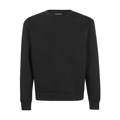 Acne Studios Minimalist Pullover Sweatshirt Black () MN-SWEA000214