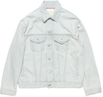 Acne Studios Oversized Drop-Shoulder Single-Breasted Jacket Light Blue Unisex B90749-228 Acne Studios Oversized Drop-Shoulder Single-Breasted Jacket Light Blue Unisex B90749-228
