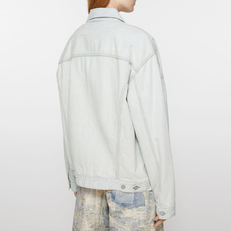 Purchase Acne Studios 流行款落肩單排扣寬鬆夾克 淺藍色 中性款 B90749-228