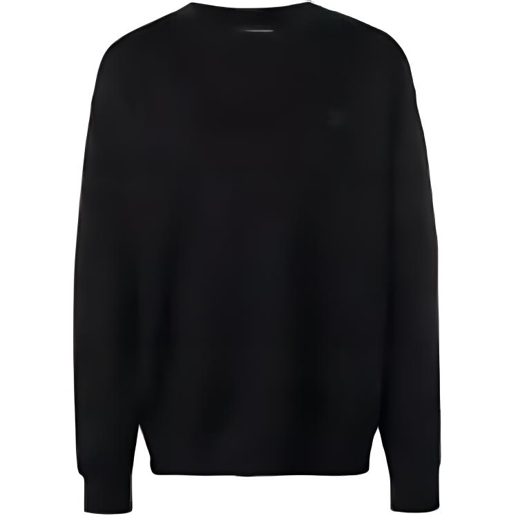 Acne Studios Oversized Dropped-Shoulder Crewneck Sweatshirt Unisex Black CI0010-900