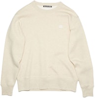 Acne Studios Oversized Face Cotton Crewneck Sweatshirt Beige Unisex. CI0076-633 Acne Studios Oversized Face Cotton Crewneck Sweatshirt Beige Unisex. CI0076-633