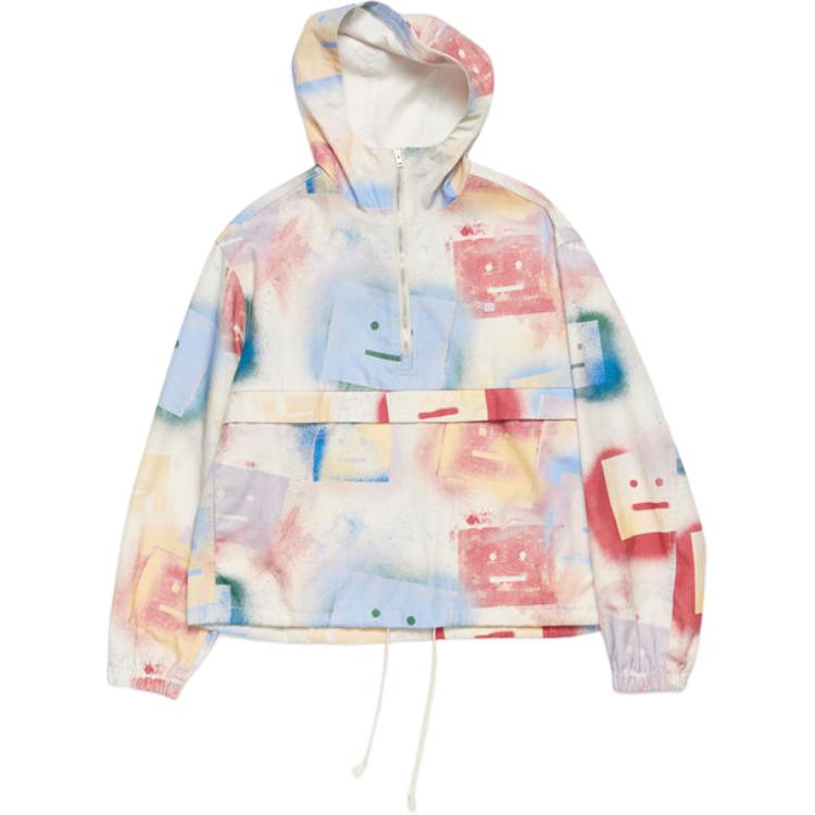 Acne Studios Oversized Spray Effect Pullover Hoodie Jacket Unisex Multicolor C90184-BIO