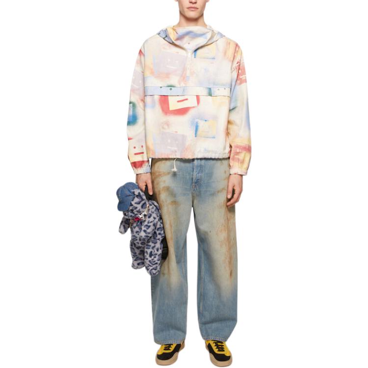 Lookbook Acne Studios男女同款喷雾效果宽松连帽套头外套多色款 C90184-BIO