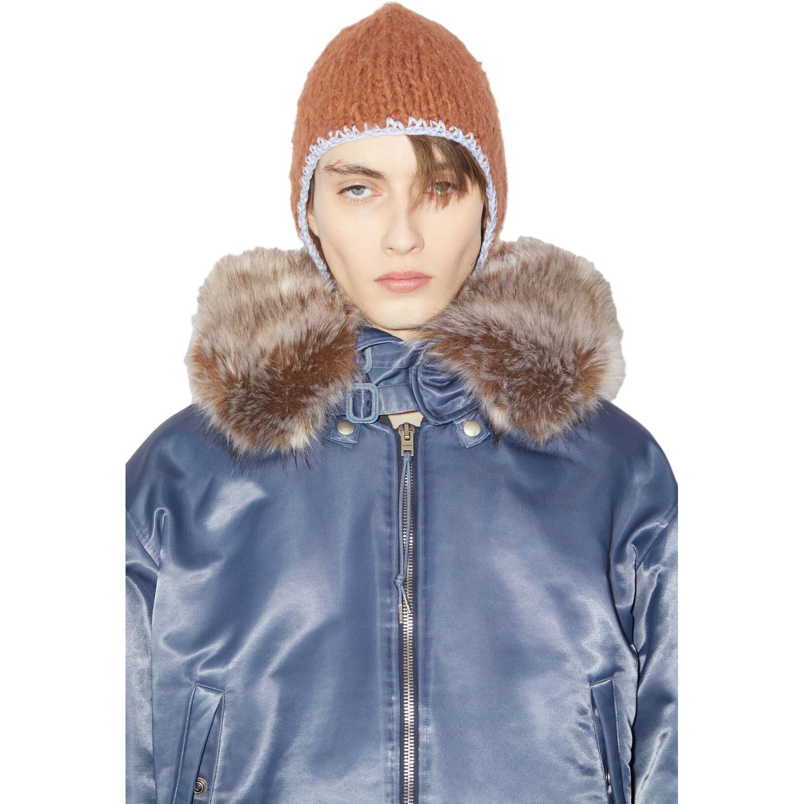 Sizing Jaket Bomber Hoodie Berlapis Acne Studios untuk Pria B90711-AAL