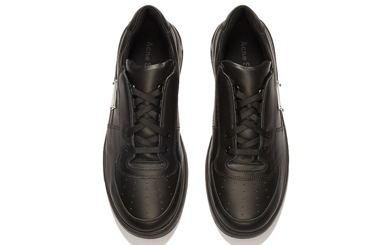 Lookbook Acne Studios Perey Lace Up 'Hitam Emoticon Plak' BD0108-AX0