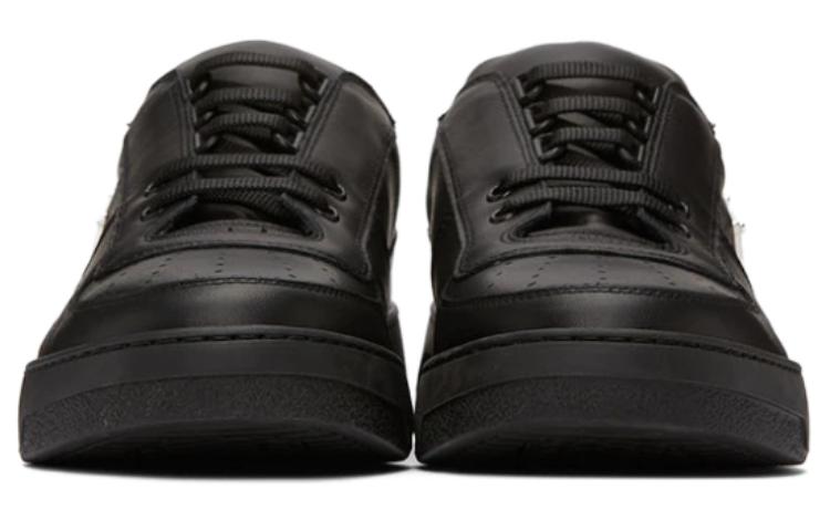 Shop Acne Studios Perey Lace Up 'Hitam Emoticon Plak' BD0108-AX0