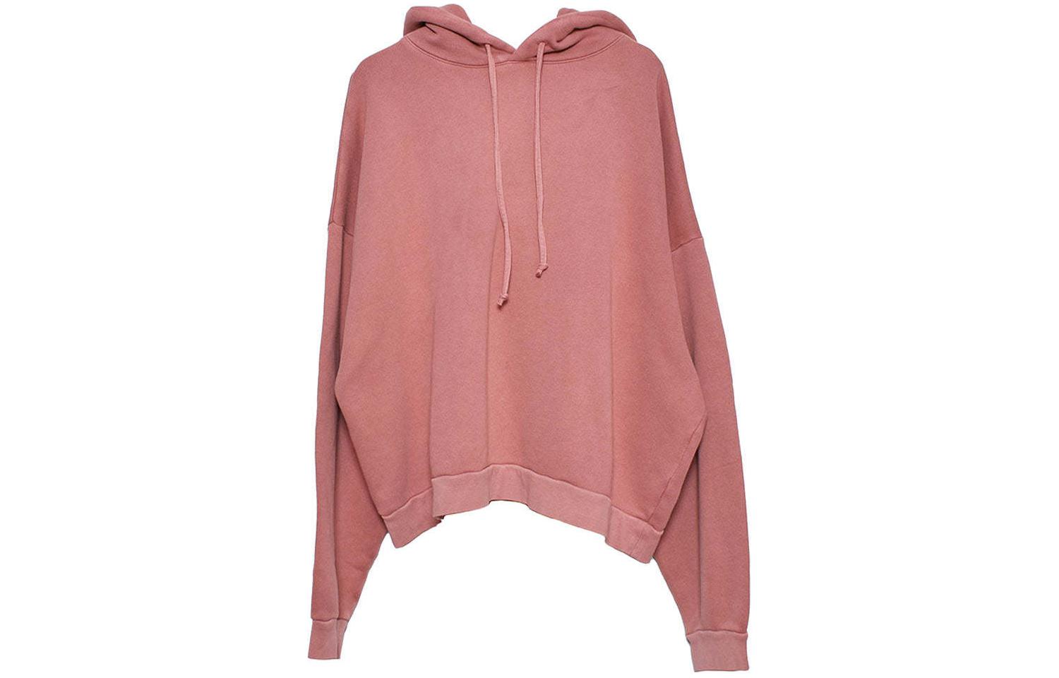 Acne Studios Pink Transparent Logo Hoodie Long Sleeve FN-UX-SWEA000019-PINK