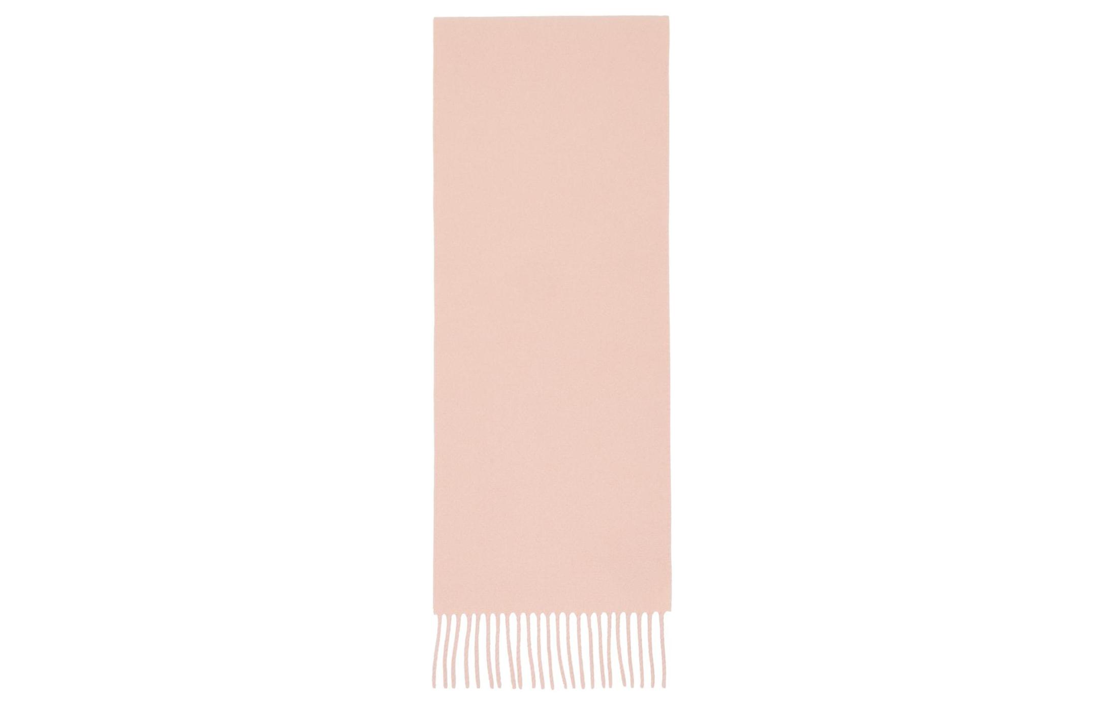 Lookbook Acne Studios粉色羊毛环保标志围巾情侣款 241129M150051