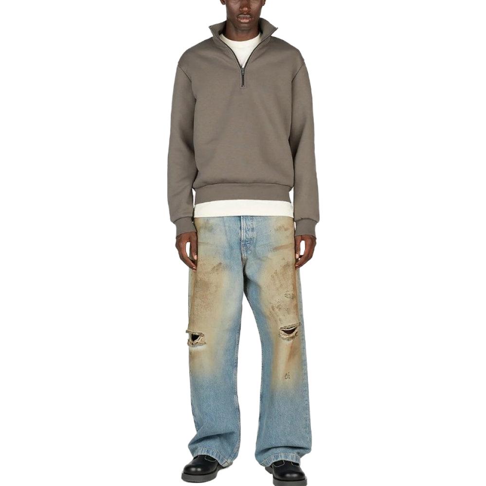 Lookbook 아크네 스튜디오 풀오버 스웻셔츠 아미 그린 CI0129-CVD