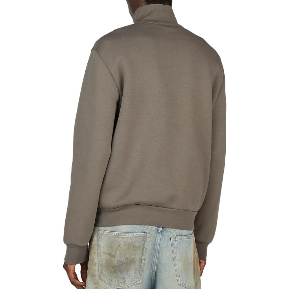 Shop 아크네 스튜디오 풀오버 스웻셔츠 아미 그린 CI0129-CVD