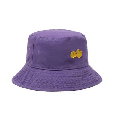 Acne Studios Purple Embroidered Lettering Unisex Bucket Hat C40256-105