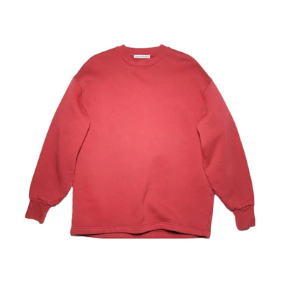 Acne Studios Red Graphic Print Loose-Fit Sweatshirt MN-SWEA000241
