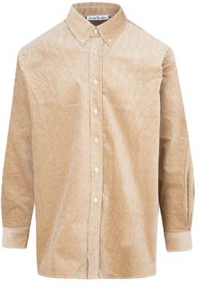 Acne Studios Relaxed Corduroy Long Sleeve Shirt Beige. BB0376-CP9 Order Acne Studios Relaxed Corduroy Long Sleeve Shirt Beige. BB0376-CP9