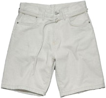 Acne Studios Relaxed Fit Solid Casual Shorts Beige BE0137-BUR Acne Studios Relaxed Fit Solid Casual Shorts Beige BE0137-BUR