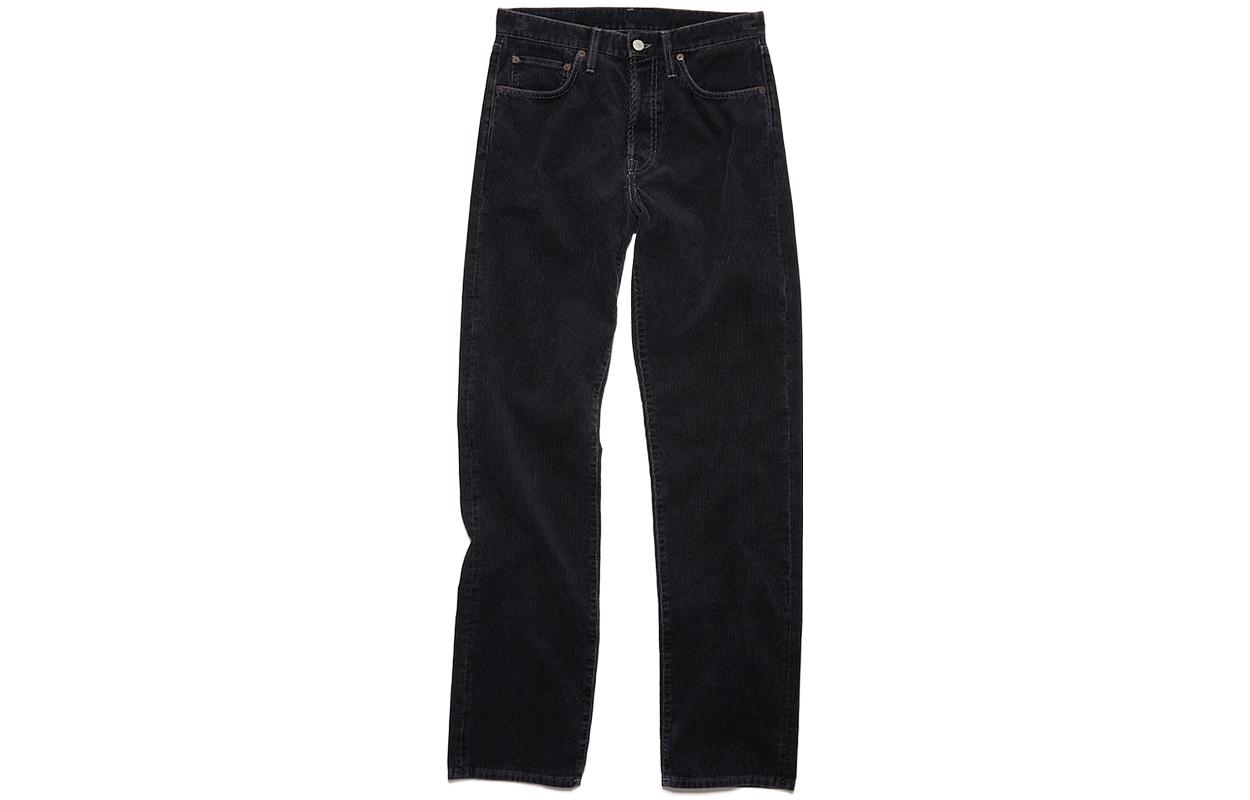 Acne Studios Retro Corduroy Straight Jeans Men’s Black B00293-900