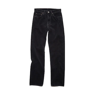 Acne Studios Retro Corduroy Straight Jeans Men’s Black B00293-900