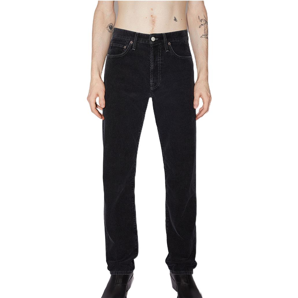 Acne Studios Retro Corduroy Straight Jeans Men’s Black B00293-900 圖 3