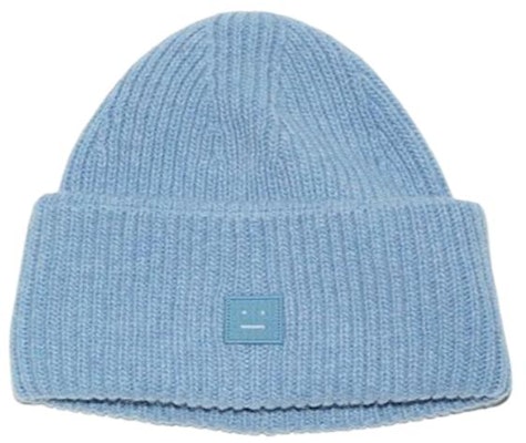 Acne Studios Ribbed Solid Wool Knit Beanie Unisex Blue C40270-DKA Buy Acne Studios Ribbed Solid Wool Knit Beanie Unisex Blue C40270-DKA