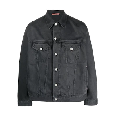Acne Studios Single-Breasted Collared Jacket Men’s Mist Grey C90149-AA3