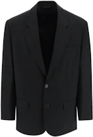 Acne Studios Single-Breasted Long-Sleeve Jacket Black BH0180-900 Acne Studios Single-Breasted Long-Sleeve Jacket Black BH0180-900