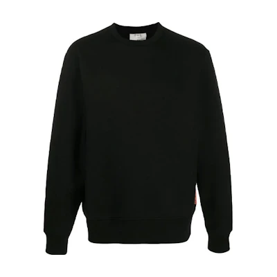 Acne Studios Slim Fit Crewneck Sweatshirt Black BI0084-900
