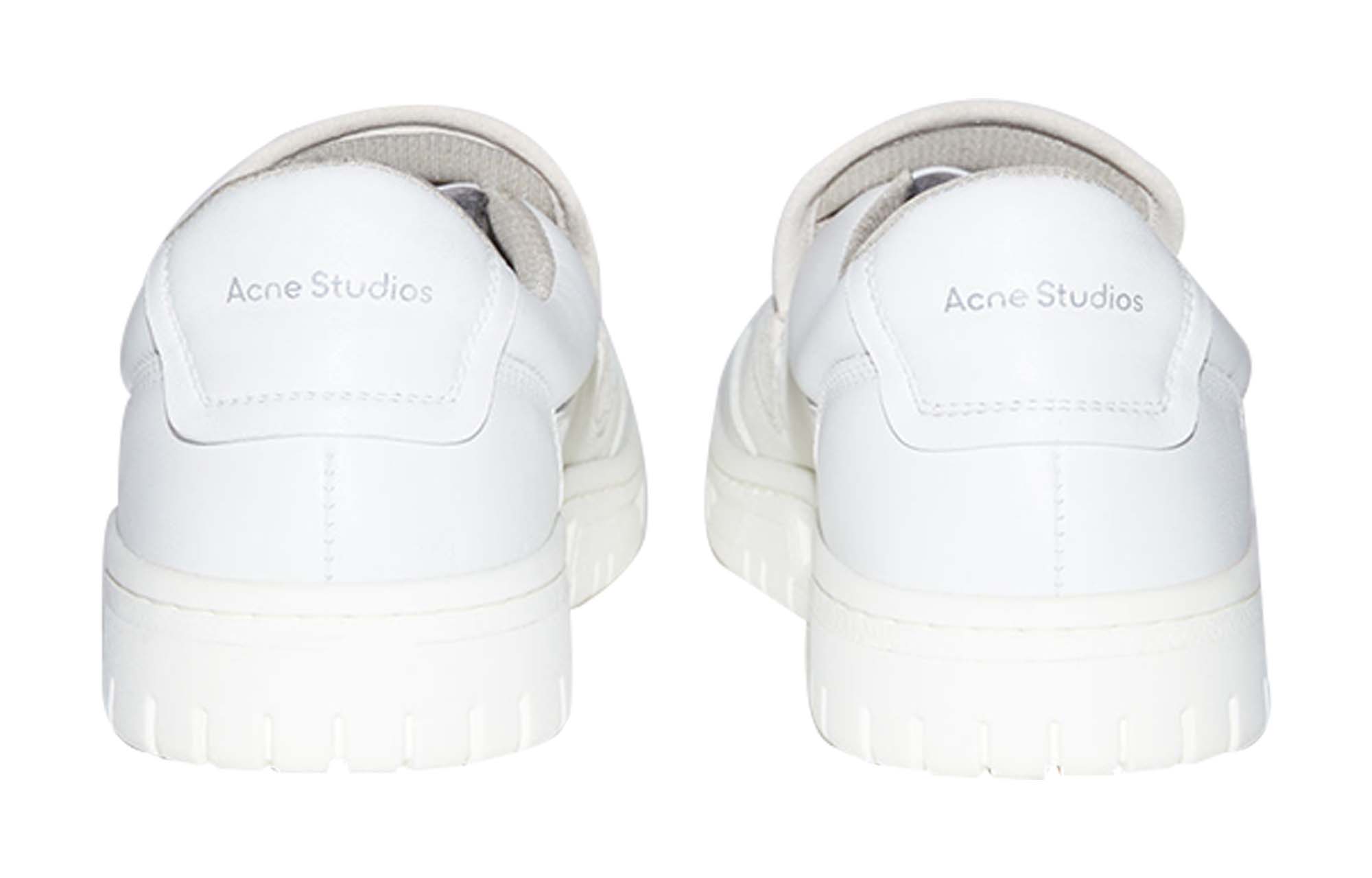 Lookbook Acne Studios 白色懒人鞋 AD0412-53K350-yc