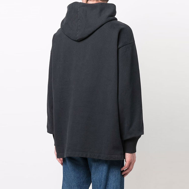 Acne Studios Small Logo Oversized Hoodie for Men - Black. BI0139-900 圖 6
