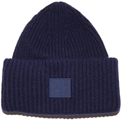 Acne Studios Smiley Ribbed Knit Wool Beanie Unisex C40135-BG3 Order Acne Studios Smiley Ribbed Knit Wool Beanie Unisex C40135-BG3