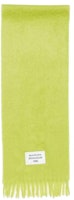 Acne Studios Solid Alpaca Nylon Knit Scarf Green Unisex. CA0350AQR Acne Studios Solid Alpaca Nylon Knit Scarf Green Unisex. CA0350AQR