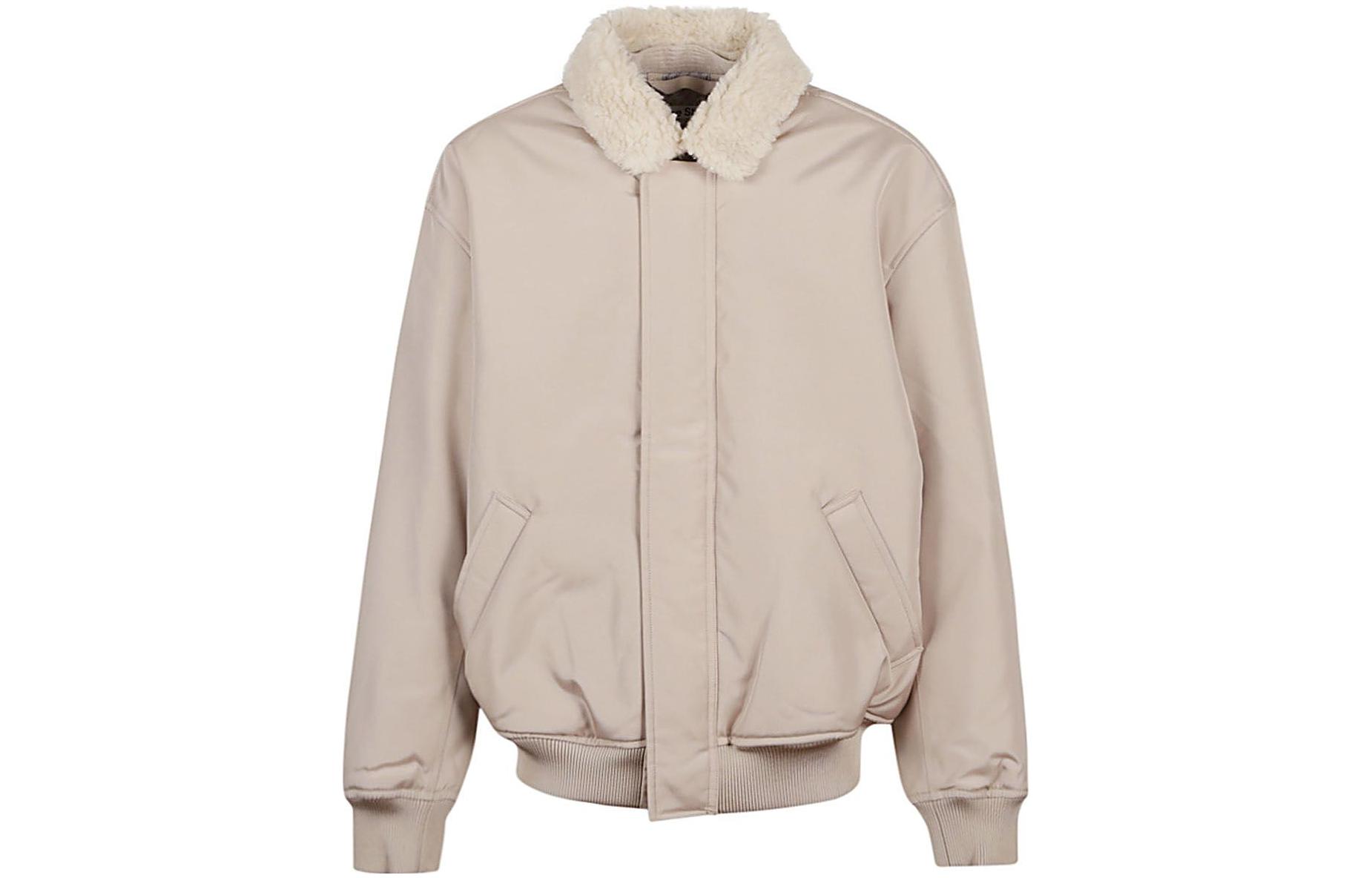 Acne Studios Solid Collared Long Sleeve Jacket Light Brown B90710-OUTW000963COX 圖 2