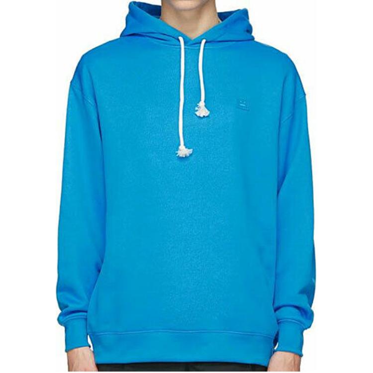 Acne Studios Solid Color Oversized Hoodie Blue ( Long Sleeve) CI0065-BQ5