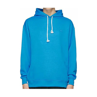 Acne Studios Solid Color Oversized Hoodie Blue ( Long Sleeve) CI0065-BQ5