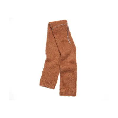 Acne Studios Solid Decor Wool Scarf Brown for Men. CA0287DH4