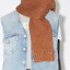 Lookbook Acne Studios Syal Wol Cokelat Solid Decor Pria. CA0287DH4