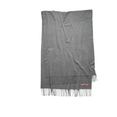 Acne Studios Solid Wool Scarf Dark Grey CA0209990