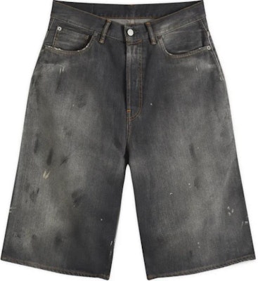 Acne Studios Splatter Washed Buttoned Denim Shorts Black . BE0173-900 Buy Acne Studios Splatter Washed Buttoned Denim Shorts Black . BE0173-900