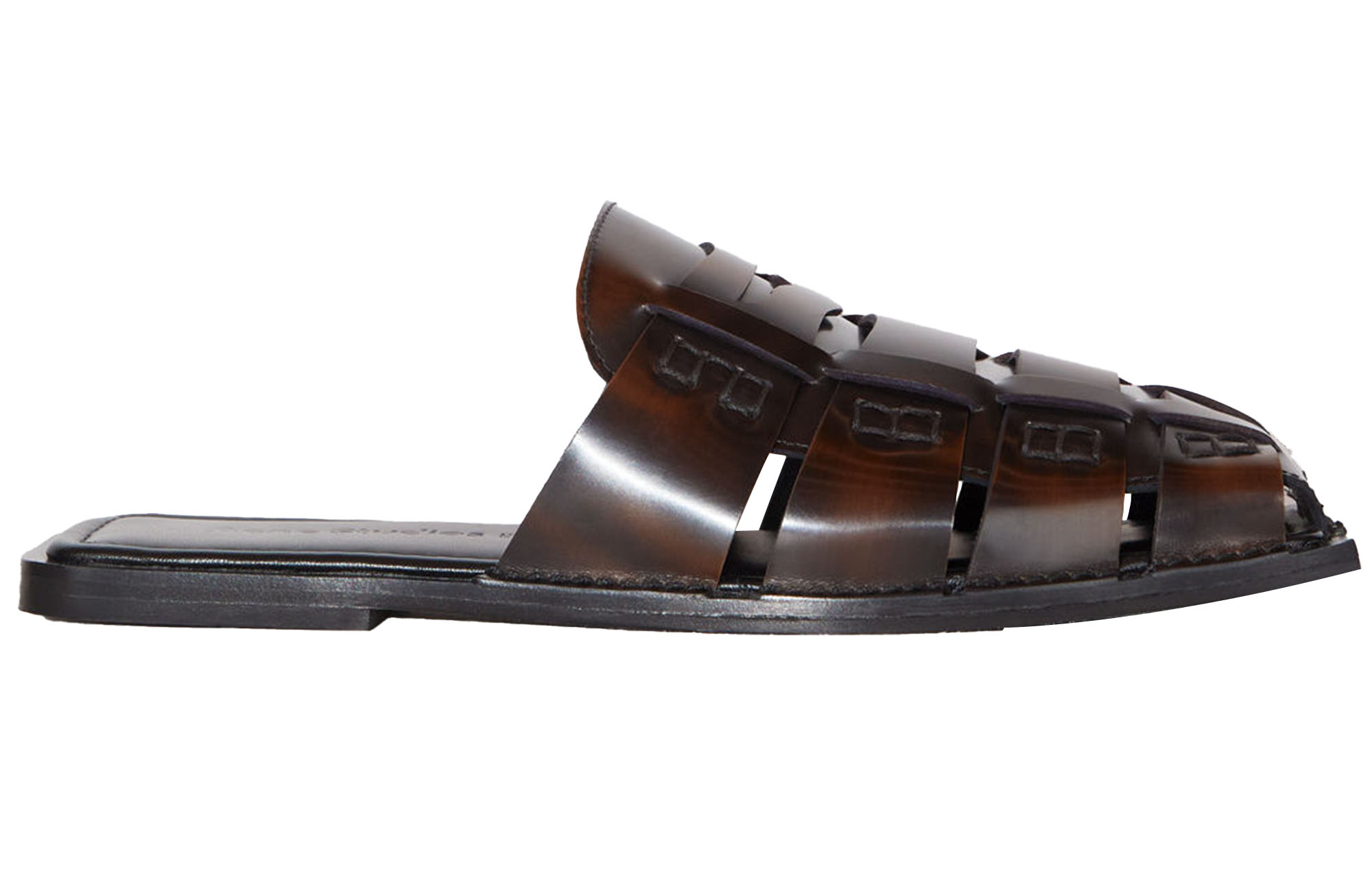 Acne Studios Square Toe Sandal 'Dark Brown'