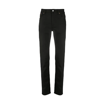 Acne Studios SS21 Black Skinny Fit Stretch Denim Jeans. B00152-AJB