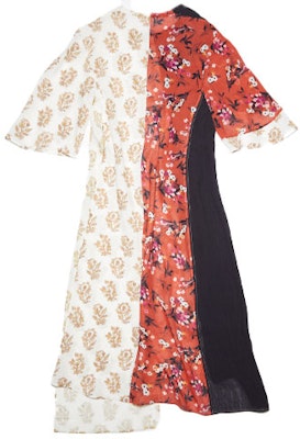 Acne Studios SS21 拼色緞面短袖洋裝 多色 A20312-AOM032 Lookbook Acne Studios SS21 拼色緞面短袖洋裝 多色 A20312-AOM032