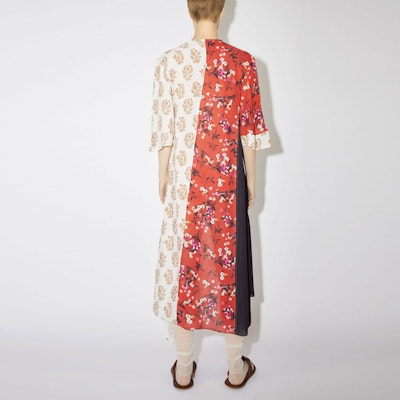 Acne Studios SS21 拼色緞面短袖洋裝 多色 A20312-AOM032 Purchase Acne Studios SS21 拼色緞面短袖洋裝 多色 A20312-AOM032