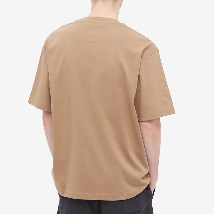 Acne Studios SS21 Logo Embroidered Short Sleeve T-Shirt Light Brown BL0257-ADV 圖 4