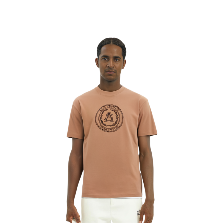 Acne Studios SS21 Logo Embroidered Short Sleeve T-Shirt Light Brown BL0257-ADV 圖 6