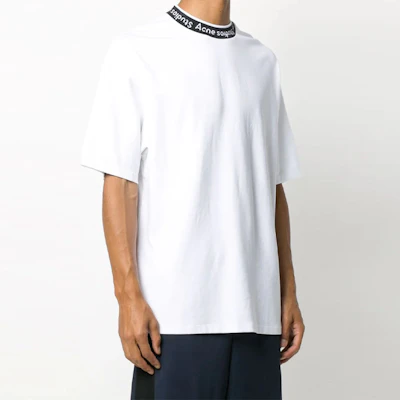 Acne Studios 男款SS21白色寬鬆版Logo印花T恤 BL0221-183 Purchase Acne Studios 男款SS21白色寬鬆版Logo印花T恤 BL0221-183