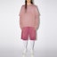 Lookbook Acne Studios SS21 Loose Fit Fake Two-Piece Long Sleeve T-Shirt Unisex Purple. CL0100-CJD