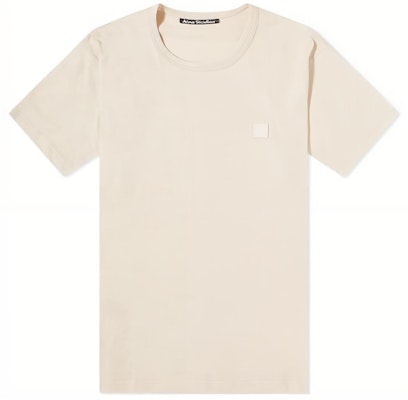 Acne Studios SS21 Smile Face Cotton T-Shirt Unisex Beige. 25E173-633 Order Acne Studios SS21 Smile Face Cotton T-Shirt Unisex Beige. 25E173-633