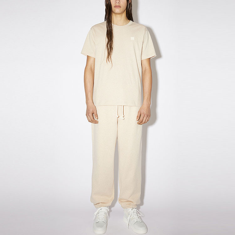 Lookbook Acne Studios SS21笑脸棉质男女同款T恤 米色. 25E173-633