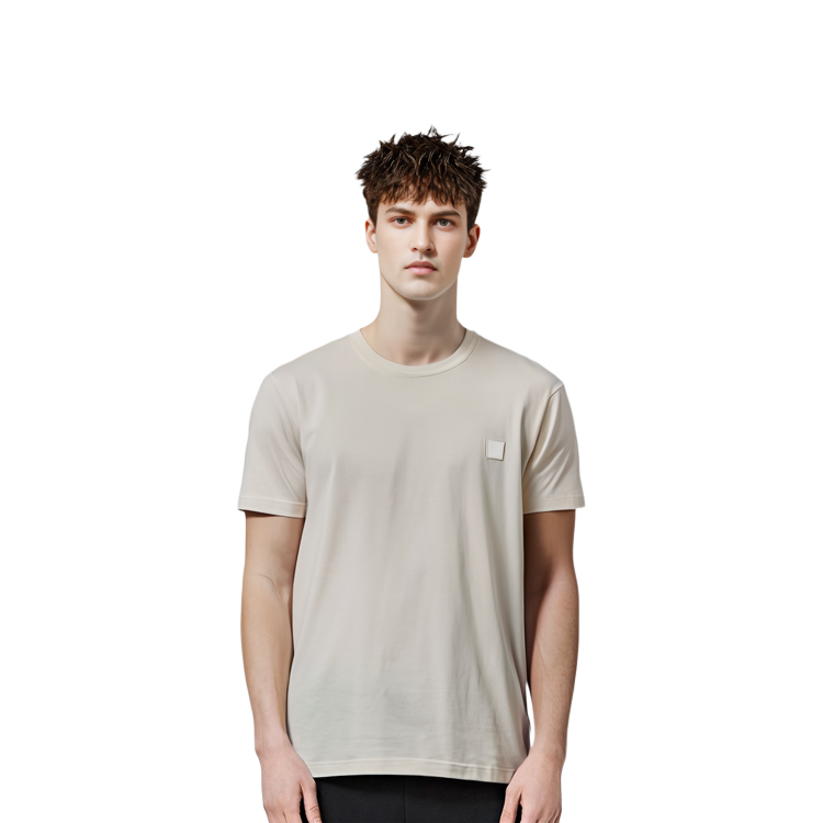 Purchase Acne Studios SS21笑脸棉质男女同款T恤 米色. 25E173-633